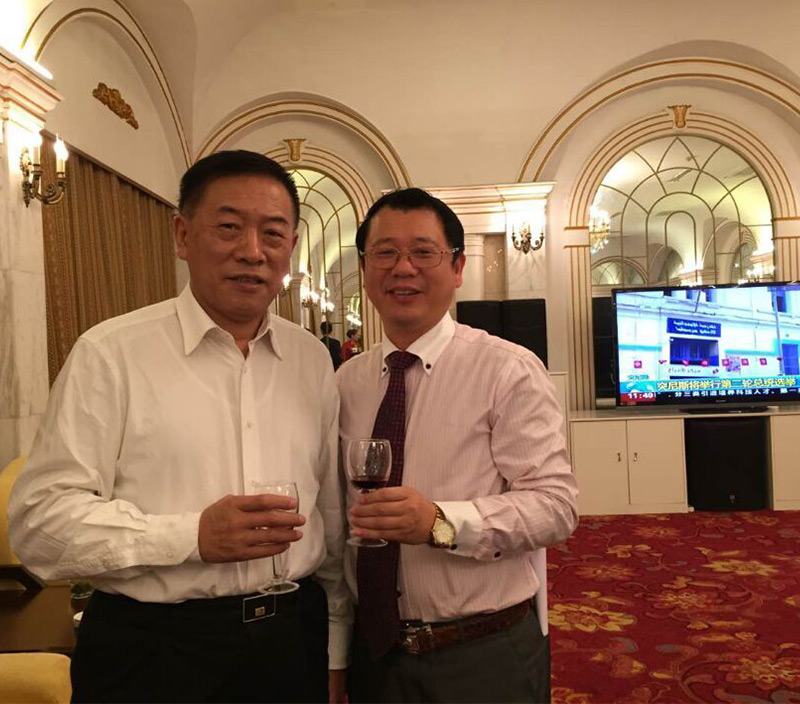 原中国侨联主席林军与泓泰集团执行董事总经理李宗豹